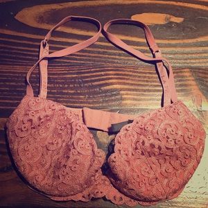 La Perla Pink Lace Underwire Bra, US Size 32D
